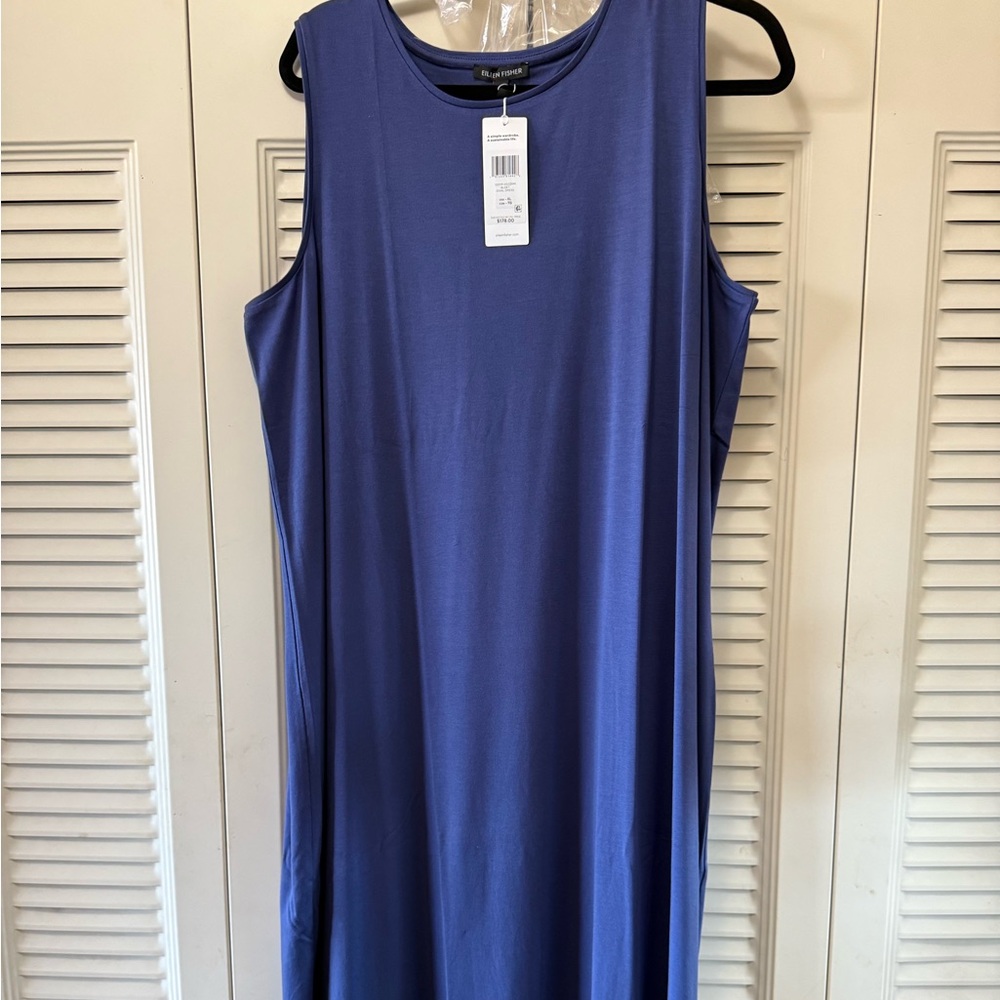 Blue Sleeveless Dress